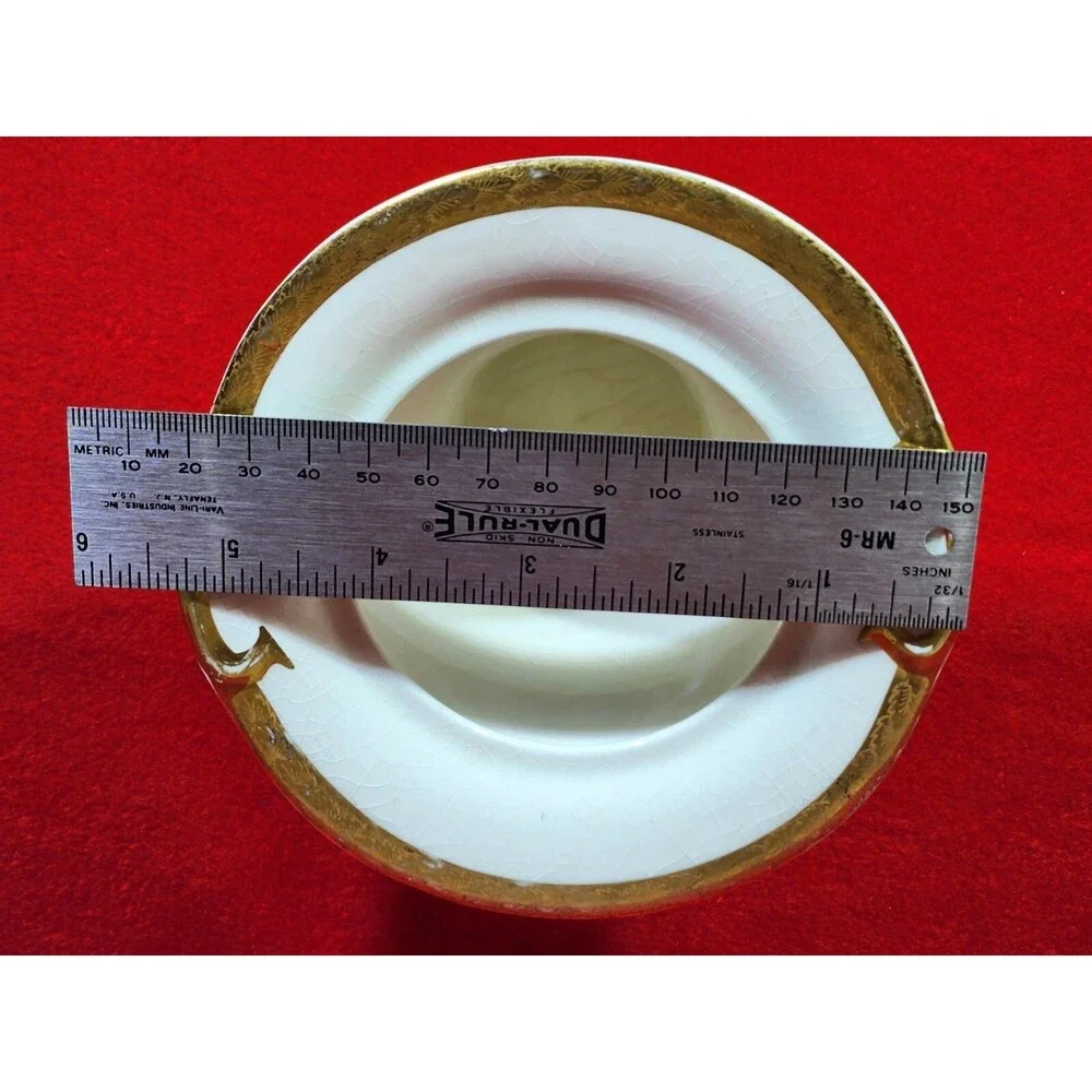 West End Pottery Co. ~ East Liverpool Ohio ~ 22 Caret Gold